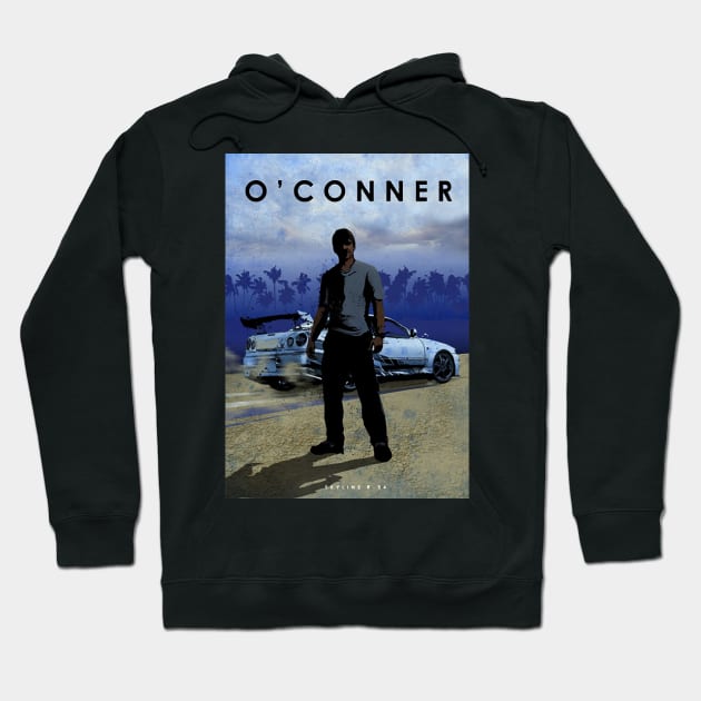 Brian O'Conner - Nissan Skyline - Car Legends Hoodie by Great-Peoples